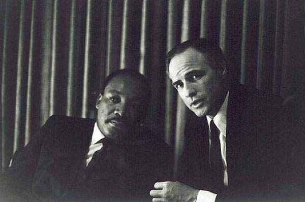 Martin Luther King Jr. & Marlon Brando