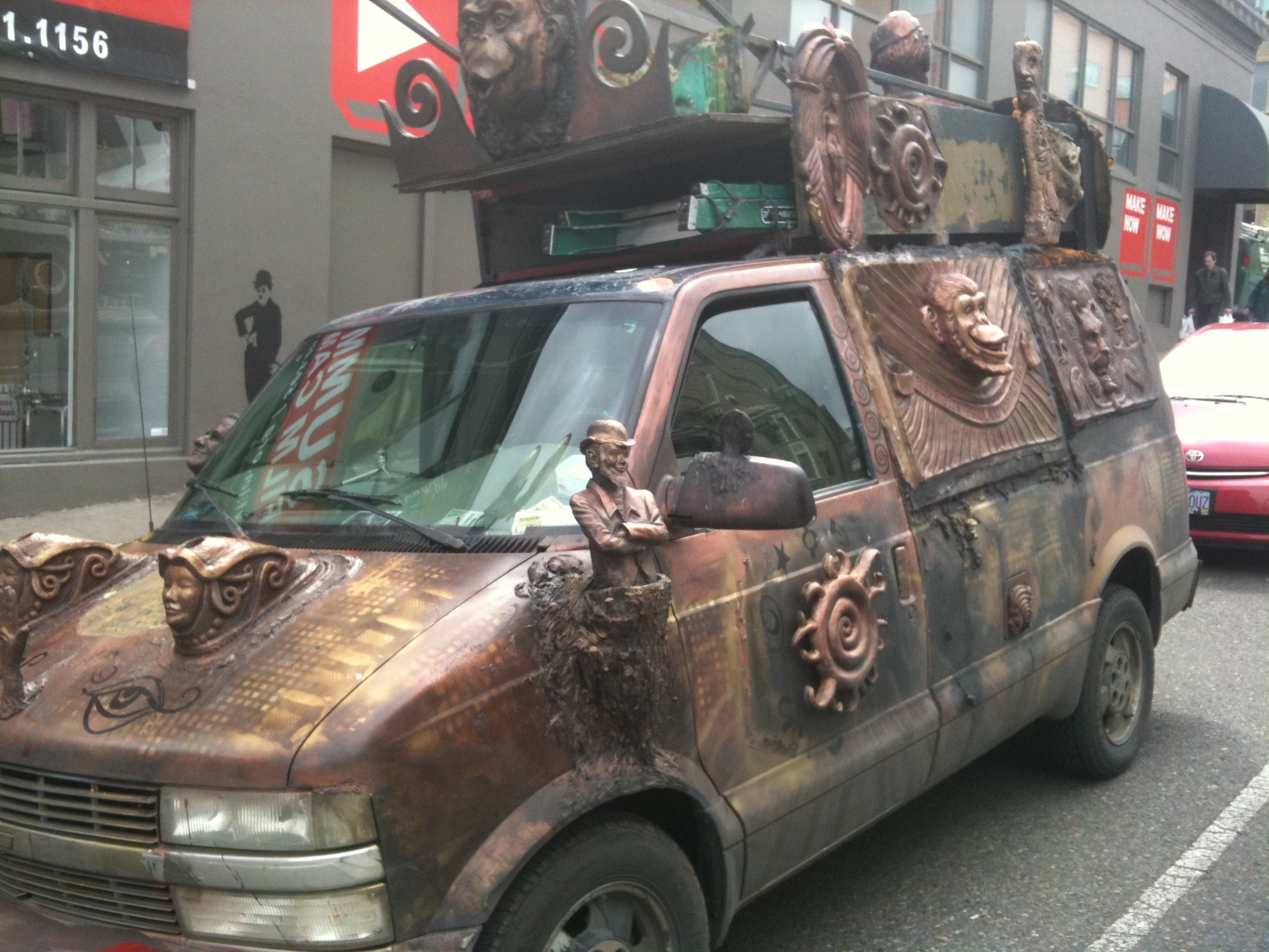This guy had some time on his hands.  Only in Portland!