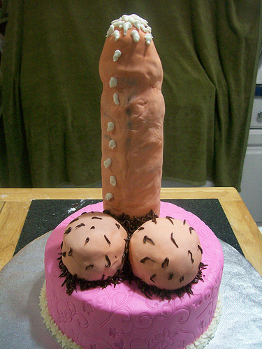 Penis Cake--Baccalaureate party!