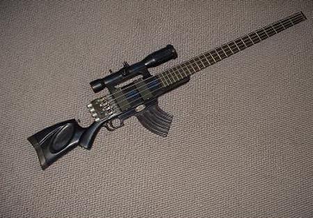 The guitar is mightier than the gun