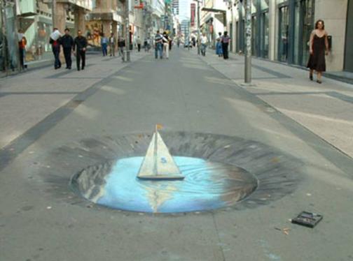 3D Sidewalk Art