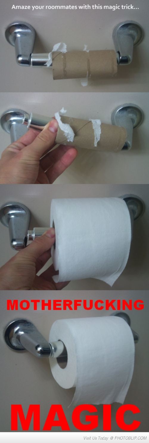 Toilet Paper Magic
