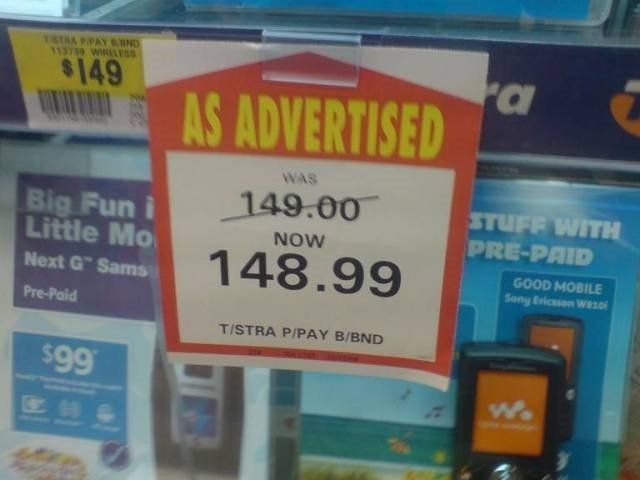 Walmart...always the lowest prices