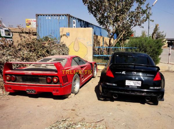 Wrecked Luxury Cars Of Hussein's Son