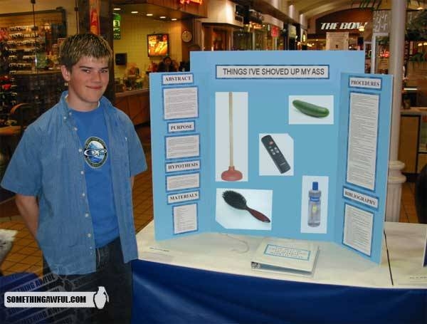 Inappropriate Science Fair Projects