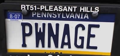Funny license plates
