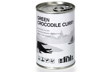 Green crocodile curry