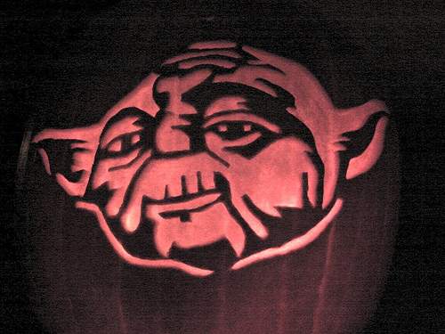 Star Wars Carved Pumpkins