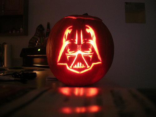 Star Wars Carved Pumpkins