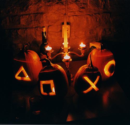Video Game Carved Pumpkins
