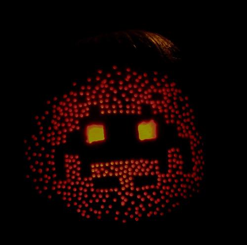 Video Game Carved Pumpkins