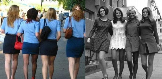 70s fashion 70's mini skirts