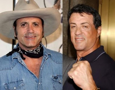 Sylvester and Frank Stallone