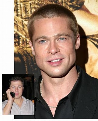 Brad Pitt and his brother Doug