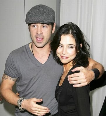 Colin Farrel and his sister Claudine