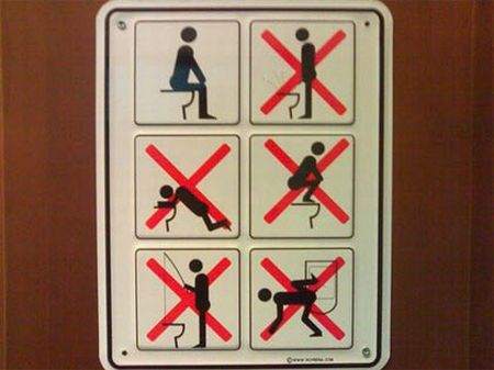Creative and Funny Restroom Signs