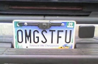 Hilarious License Plates