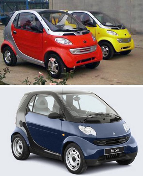 Chinese Smart vs. Smart Fortwo