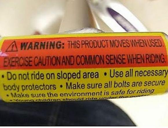 Stupid Warning Labels