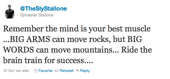 The Wisdom of Sylvester Stallone