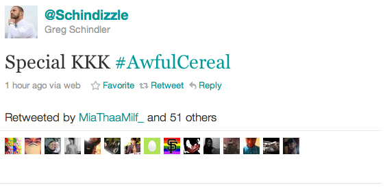 Awful Cereals via Twitter