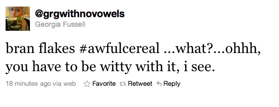 Awful Cereals via Twitter