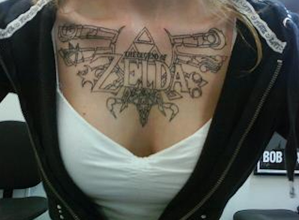 Hot Chicks with Zelda Tattoos