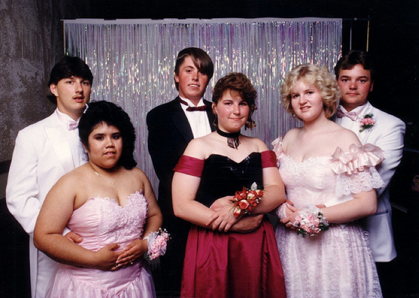 Awkward 80s Prom Portraits