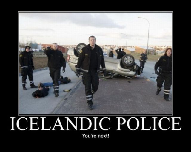 icelandic viking funny - Icelandic Police You're next!