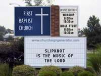 Funny Church signs