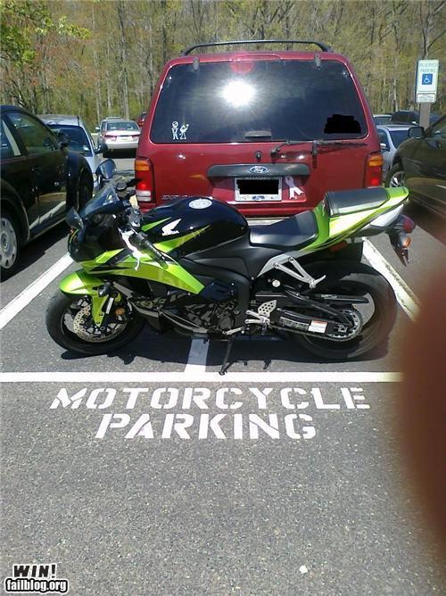 Motorcycle dude got his revenge!