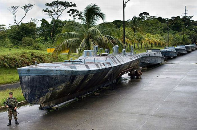 Submarine Used to Smuggle Cocaine to Columbia