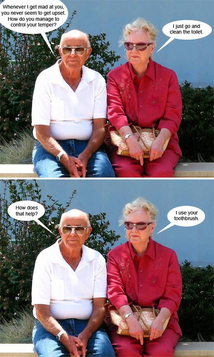 This elderly couple proves that you are never too old  LOL