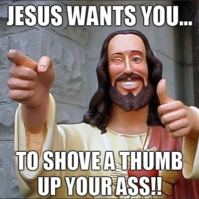 Jesus pointing to you and telling you what he wants.