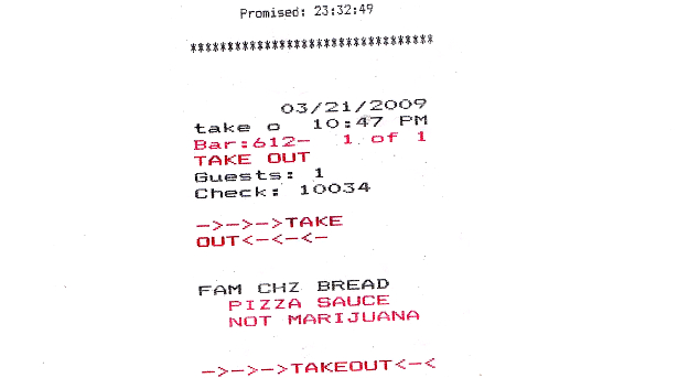 Funny receipts from stores