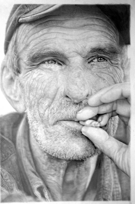 Ultra Realistic Paintings In Black  White