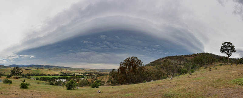 Shelf Clouds: A shelf cloud is a low, horizontal, wedge-shaped arcus cloud. A shelf cloud is attached to the base of the parent cloud, which is usually a thunderstorm.
