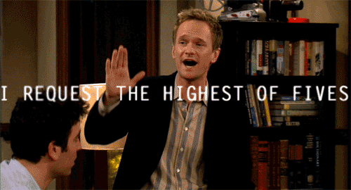request the highest of fives gif - I Request The Highest Of Fives