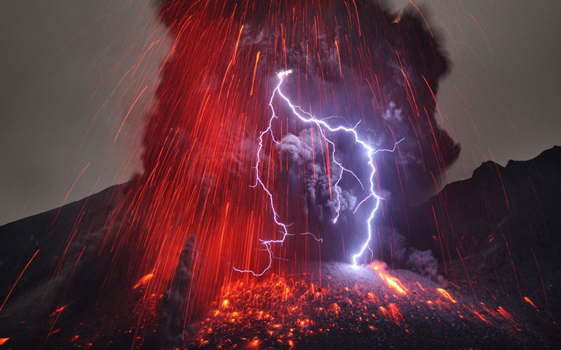 amazing volcano