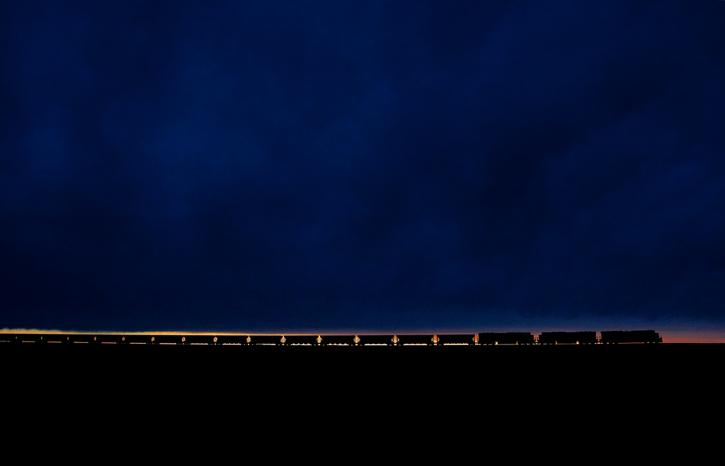 night trains and sunsets