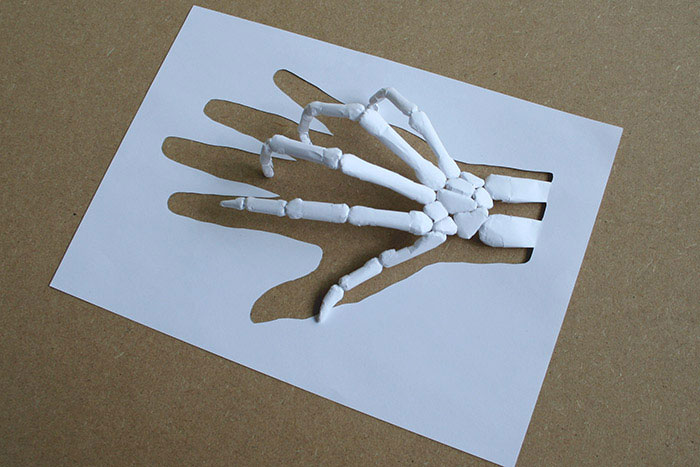 20 Sculptures Cut from a Single Piece of Paper