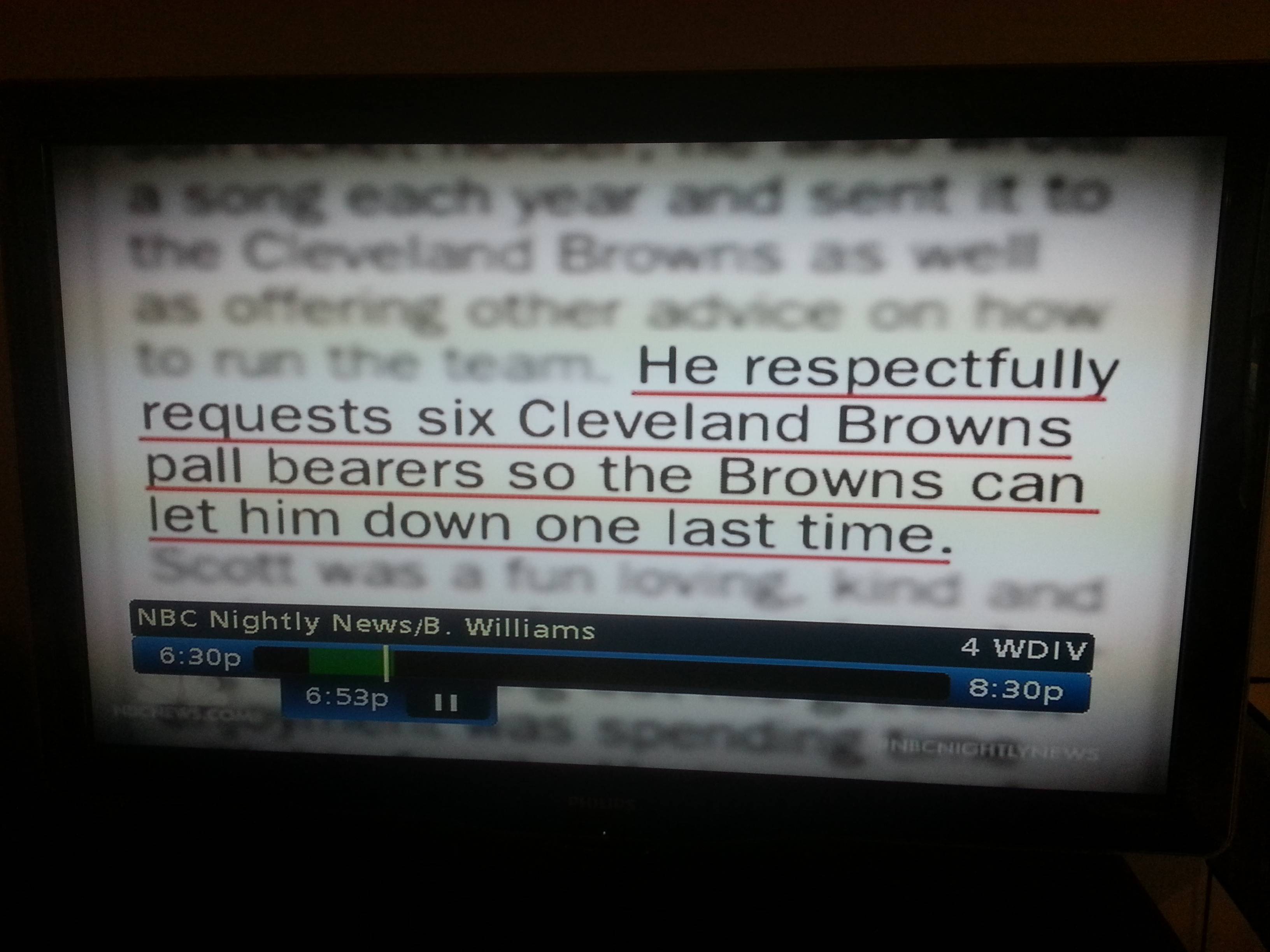 Spotted in a Cleveland mans obituary