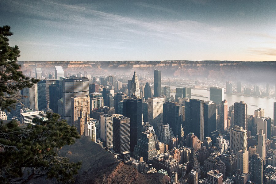 Imagining Manhattan Inside the Grand Canyon