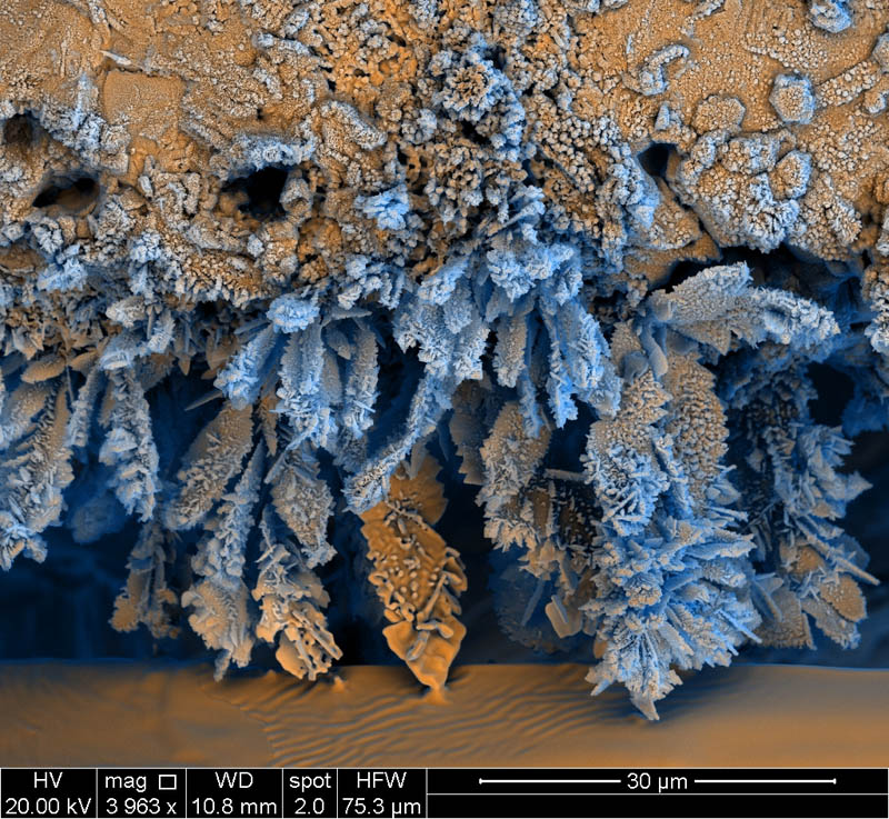 Iron Oxide 3963x magnification