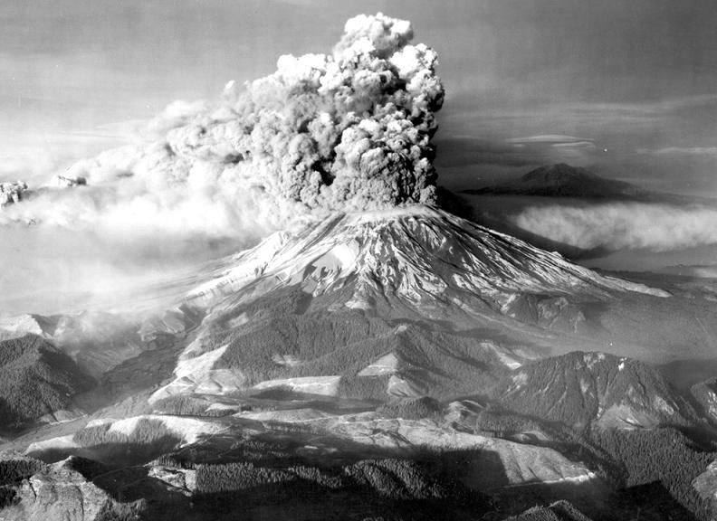Mt. Saint Helens Volcano  Washington, United States May 1980