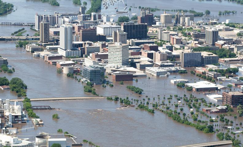 Flooding  Cedar Rapids, Iowa June 2008