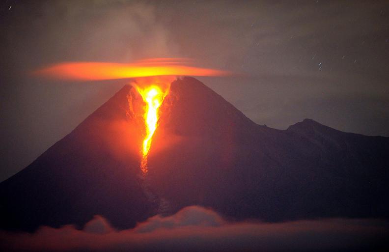Mount Merapi Volcano  Indonesia Nov 2010