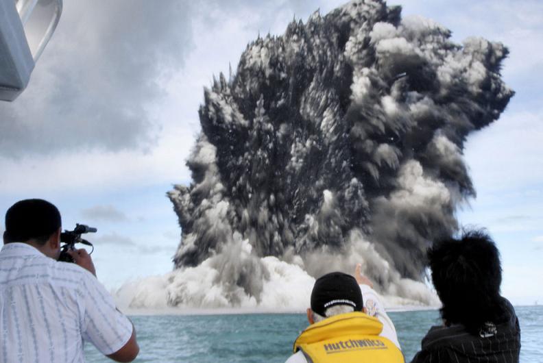 Undersea Volcano  Tonga March 2009