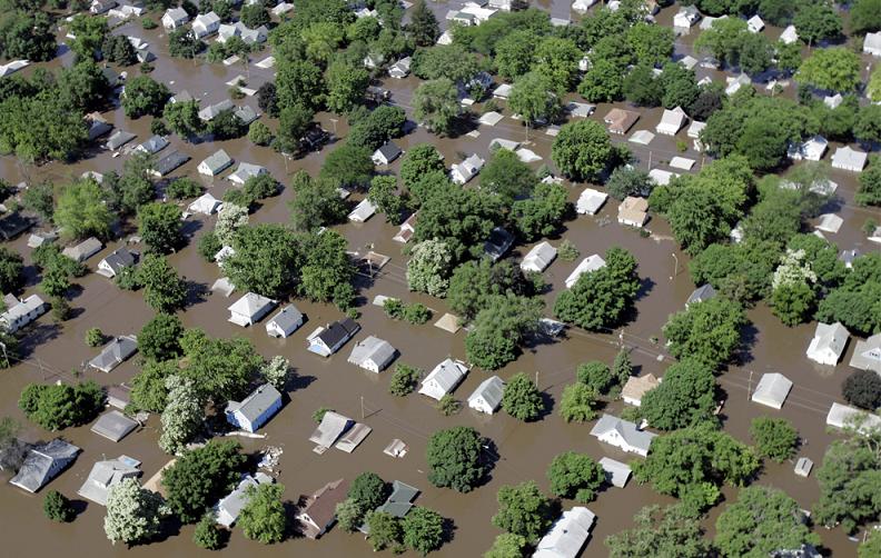 Flooding  Iowa, United States June 2008