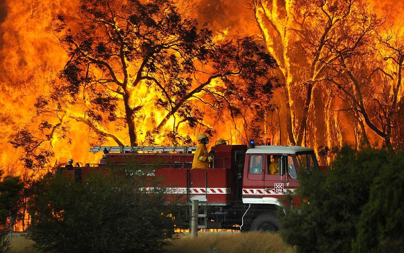 Brushfires  Victoria, Australia Feb 2009